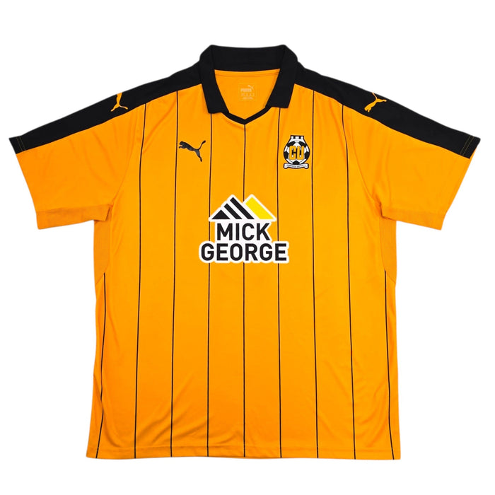 2016/17 Cambridge United Home Football Shirt (2XL) Puma #8 Berry - Football Finery - FF307775