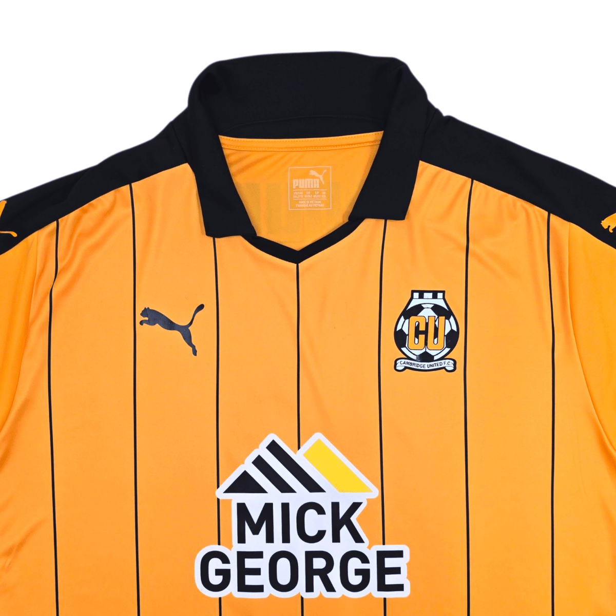 2016/17 Cambridge United Home Football Shirt (2XL) Puma #8 Berry - Football Finery - FF307775