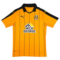 2016/17 Cambridge United Home Football Shirt (M) Puma #8 Berry - Football Finery - FF307792