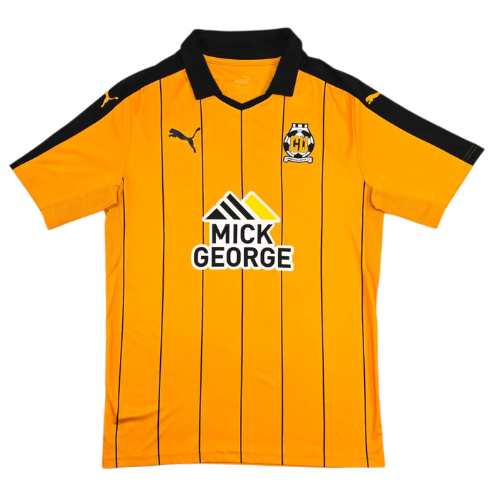 2016/17 Cambridge United Home Football Shirt (M) Puma #8 Berry - Football Finery - FF307792