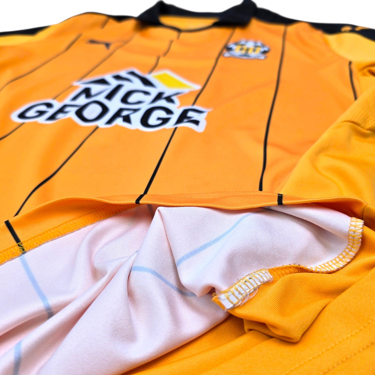 2016/17 Cambridge United Home Football Shirt (M) Puma #8 Berry - Football Finery - FF307792