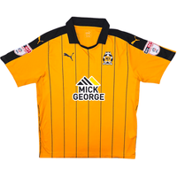 2016/17 Cambridge United Home Football Shirt (XL) Puma 10 Williamson - Football Finery - FF305559