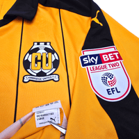 2016/17 Cambridge United Home Football Shirt (XL) Puma 10 Williamson - Football Finery - FF305559