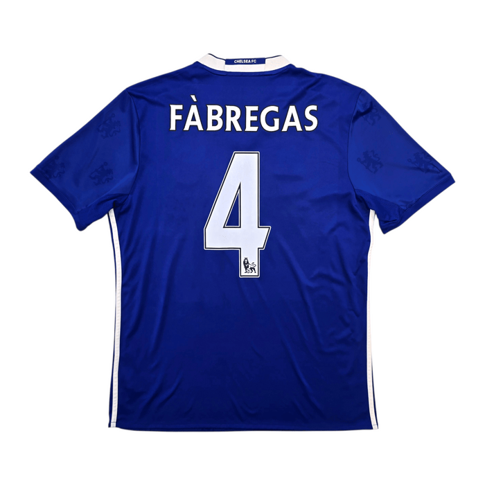 2016/17 Chelsea Home Football Shirt (L) Adidas 4 Fabregas - Football Finery - FF302317