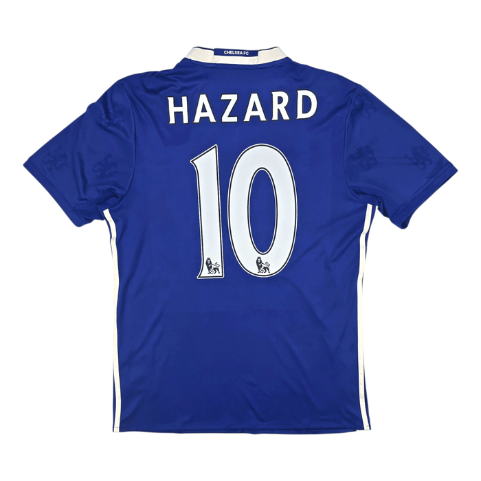2016/17 Chelsea Home Football Shirt (M) Adidas 10 Hazard - Football Finery - FF301096