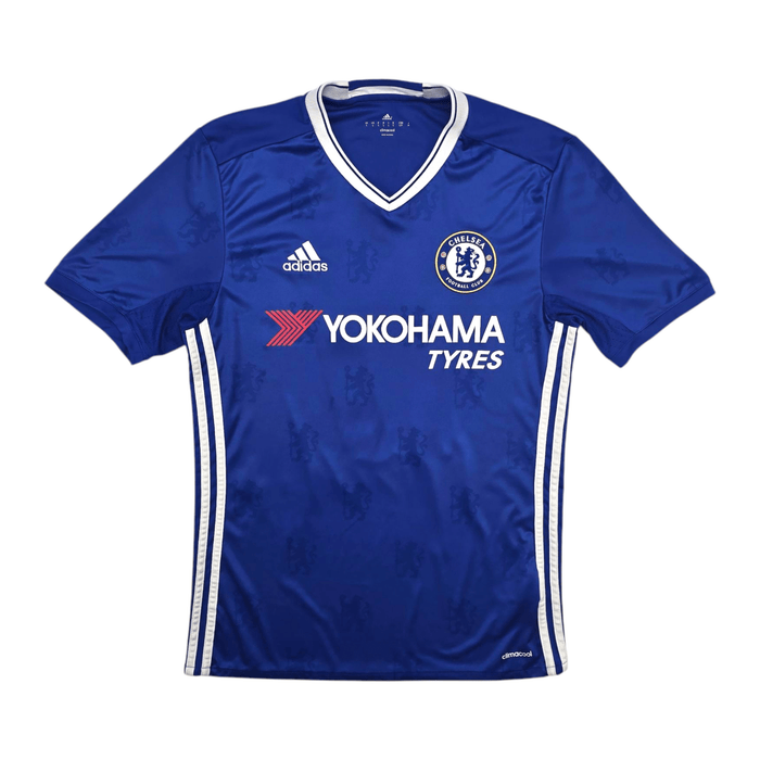 2016/17 Chelsea Home Football Shirt (S) Adidas #17 Hazard - Football Finery - FF300754