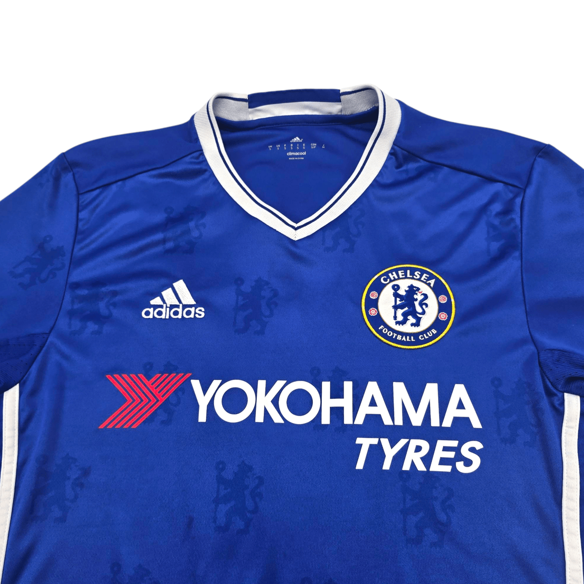 2016/17 Chelsea Home Football Shirt (S) Adidas #17 Hazard - Football Finery - FF300754