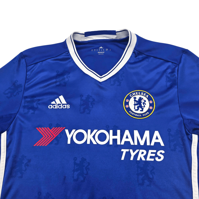 2016/17 Chelsea Home Football Shirt (S) Adidas #17 Hazard - Football Finery - FF300754