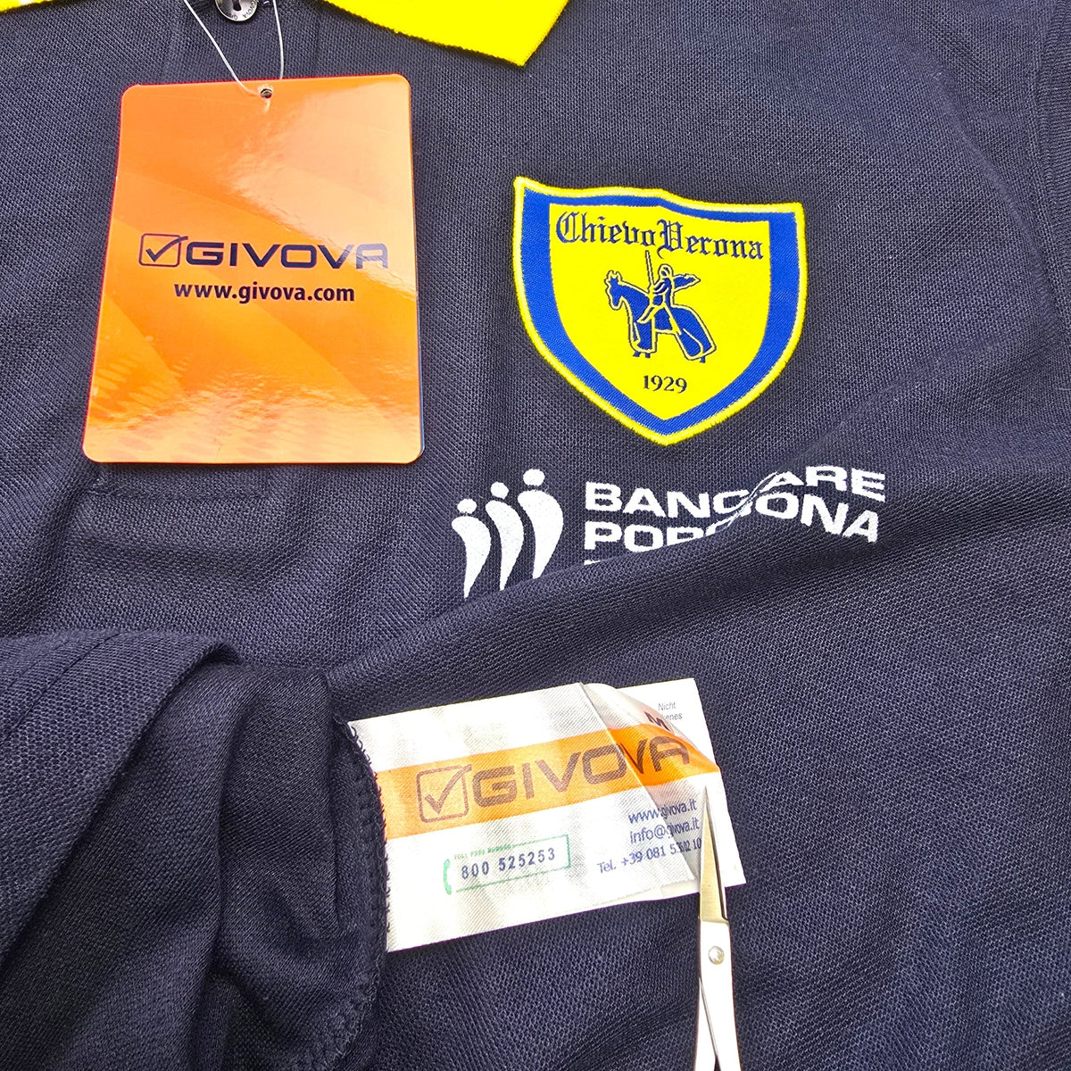 2016/17 Chievo Verona Training Shirt (M) Givova (BNWTs) - Football Finery - FF305637