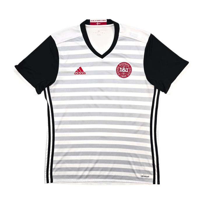 2016/17 Denmark Away Football Shirt (L) Adidas - Football Finery - FF303939