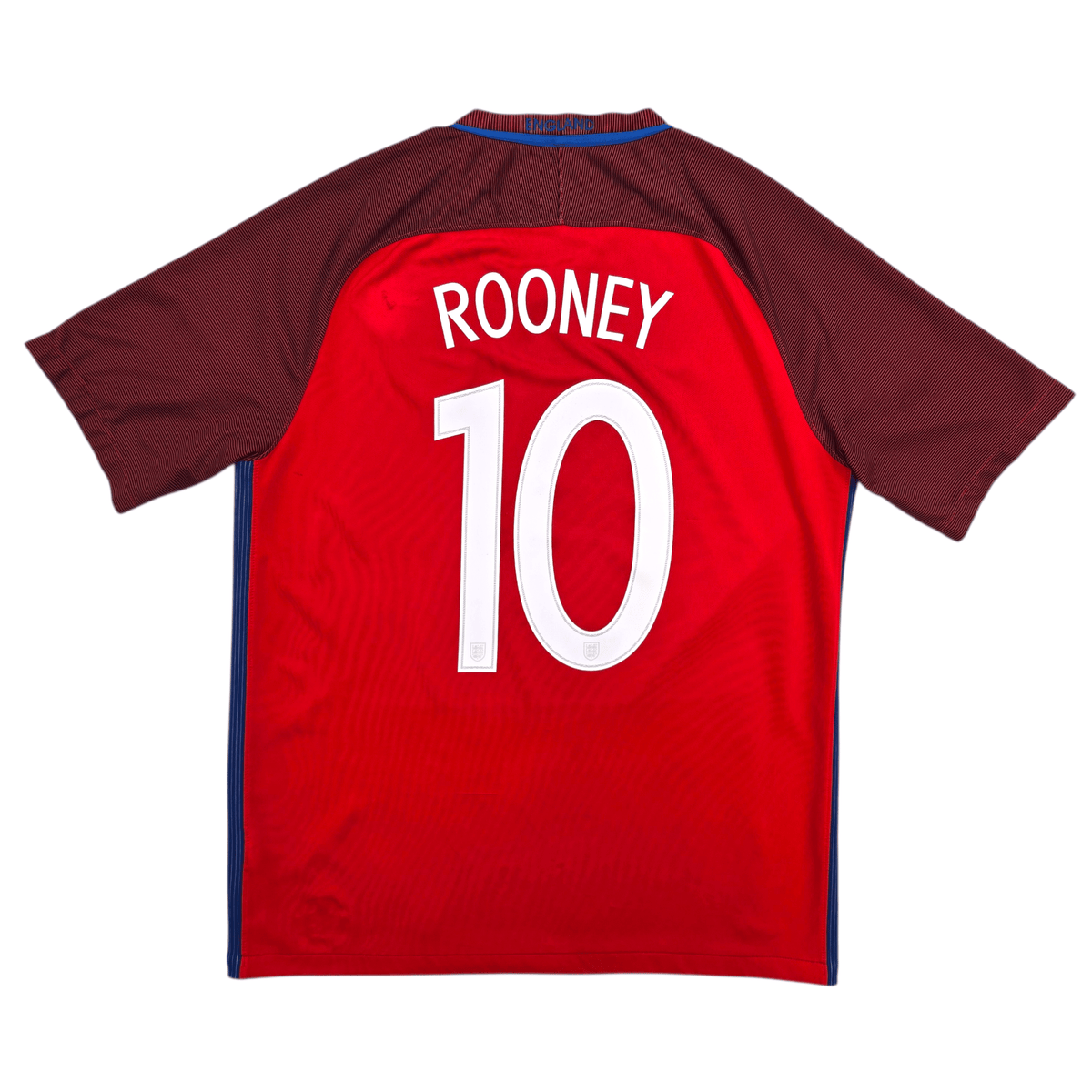 2016/17 England Away Football Shirt (L) Nike 10 Rooney - Football Finery - FF303930