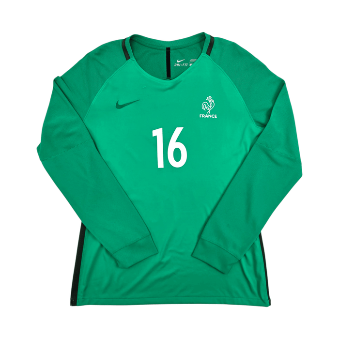 2016/17 France Away Football Shirt (L) Nike 16 Bouhaddi (Womens) - Football Finery - FF304384