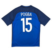 2016/17 France Home Football Shirt (M) Nike 15 Pogba - Football Finery - FF302948