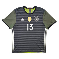 2016/17 Germany Away Football Shirt (XL) Adidas 13 Muller (Reversable) - Football Finery - FF304277