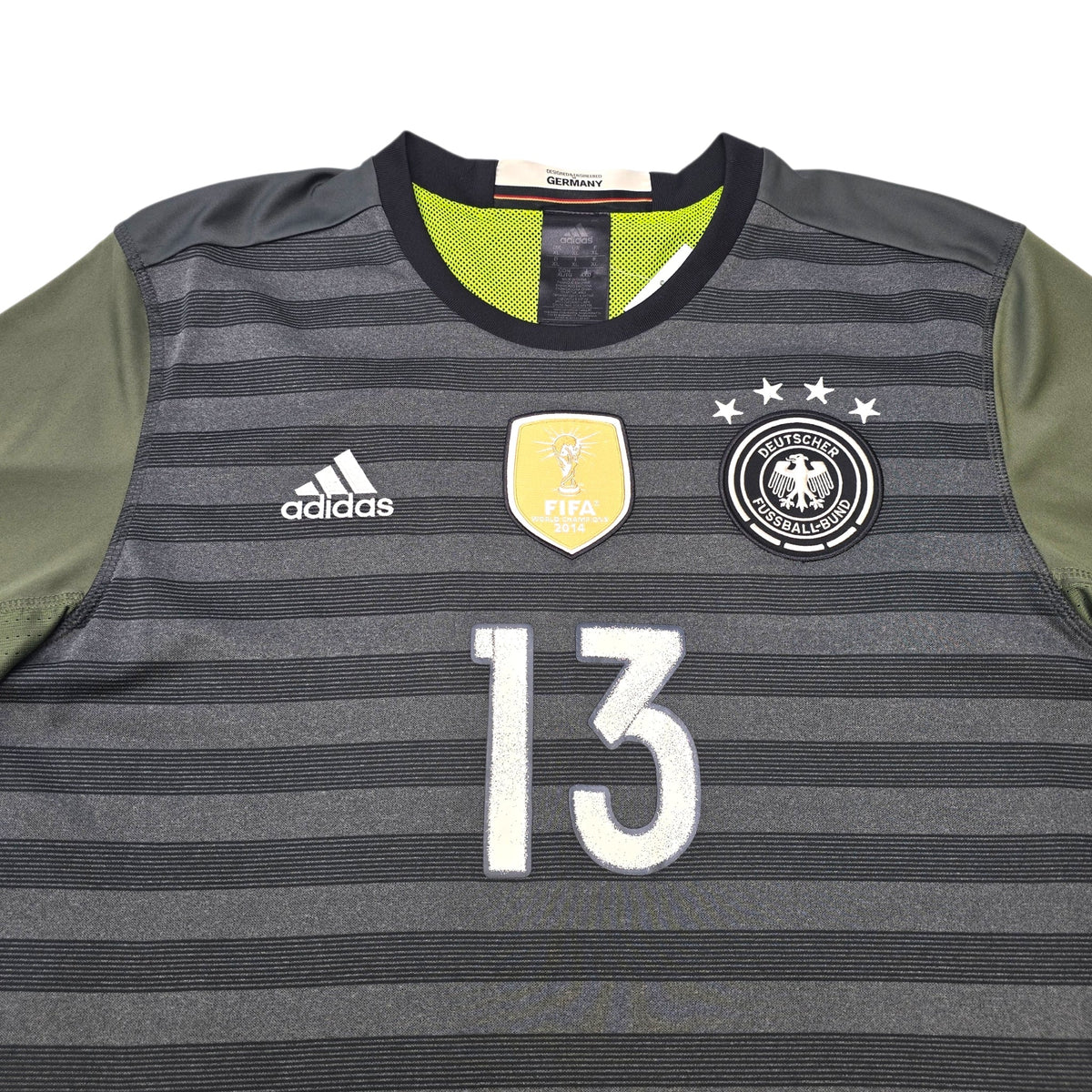 2016/17 Germany Away Football Shirt (XL) Adidas 13 Muller (Reversable) - Football Finery - FF304277