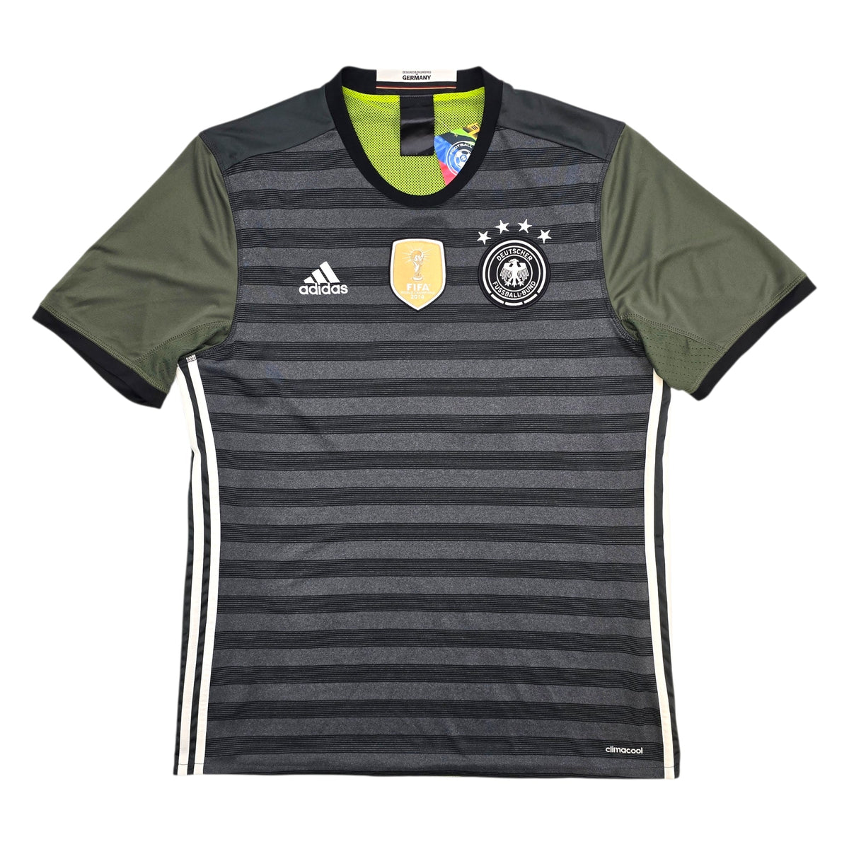2016/17 Germany Away Football Shirt (XL) Adidas (Reversable) - Football Finery - FF304389