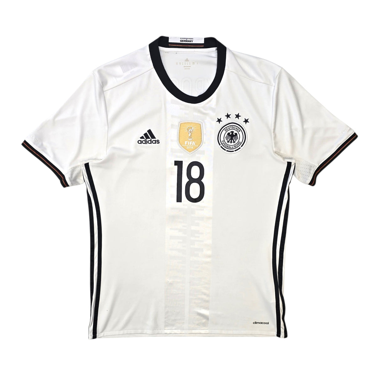 2016/17 Germany Home Football Shirt (M) Adidas 18 Kroos - Football Finery - FF302500