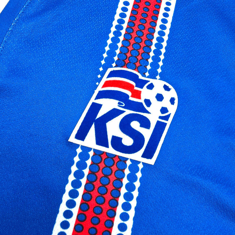 2016/17 Iceland Home Football Shirt (L) Errea 7 Gudmundsson - Football Finery - FF300679