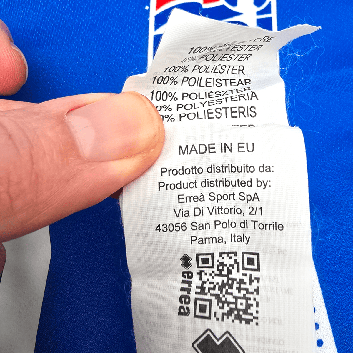 2016/17 Iceland Home Football Shirt (L) Errea 7 Gudmundsson - Football Finery - FF300679