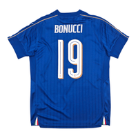 2016/17 Italy Home Football Shirt (M) Puma 19 Bonucci - Football Finery - FF303766