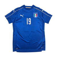 2016/17 Italy Home Football Shirt (M) Puma 19 Bonucci - Football Finery - FF303766