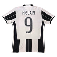 2016/17 Juventus Home Football Shirt (S) Adidas 9 Higuain - Football Finery - FF306667