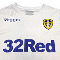 2016/17 Leeds United Home Football Shirt (XL) Kappa 9 Wood - Football Finery - FF303352
