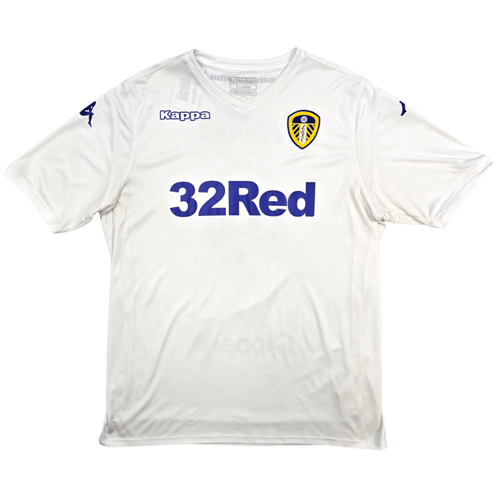 2016/17 Leeds United Home Football Shirt (XL) Kappa 9 Wood - Football Finery - FF303352