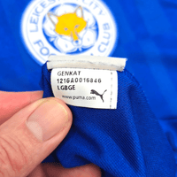 2016/17 Leicester City Home Football Shirt (L) Puma #9 Vardy (PL Champions) - Football Finery - FF301021
