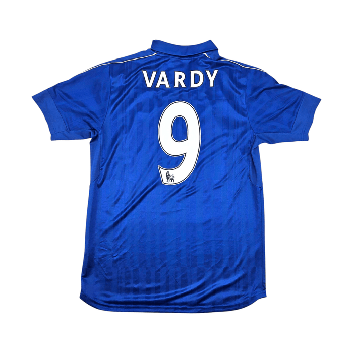 2016/17 Leicester City Home Football Shirt (L) Puma #9 Vardy (PL Champions) - Football Finery - FF301021
