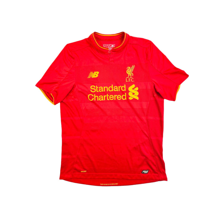 2016/17 Liverpool Home Football Shirt (M) New Balance # 11 Firmino - Football Finery - FF202314