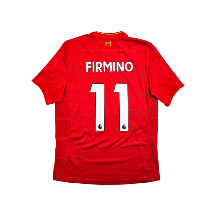 2016/17 Liverpool Home Football Shirt (M) New Balance # 11 Firmino - Football Finery - FF202314
