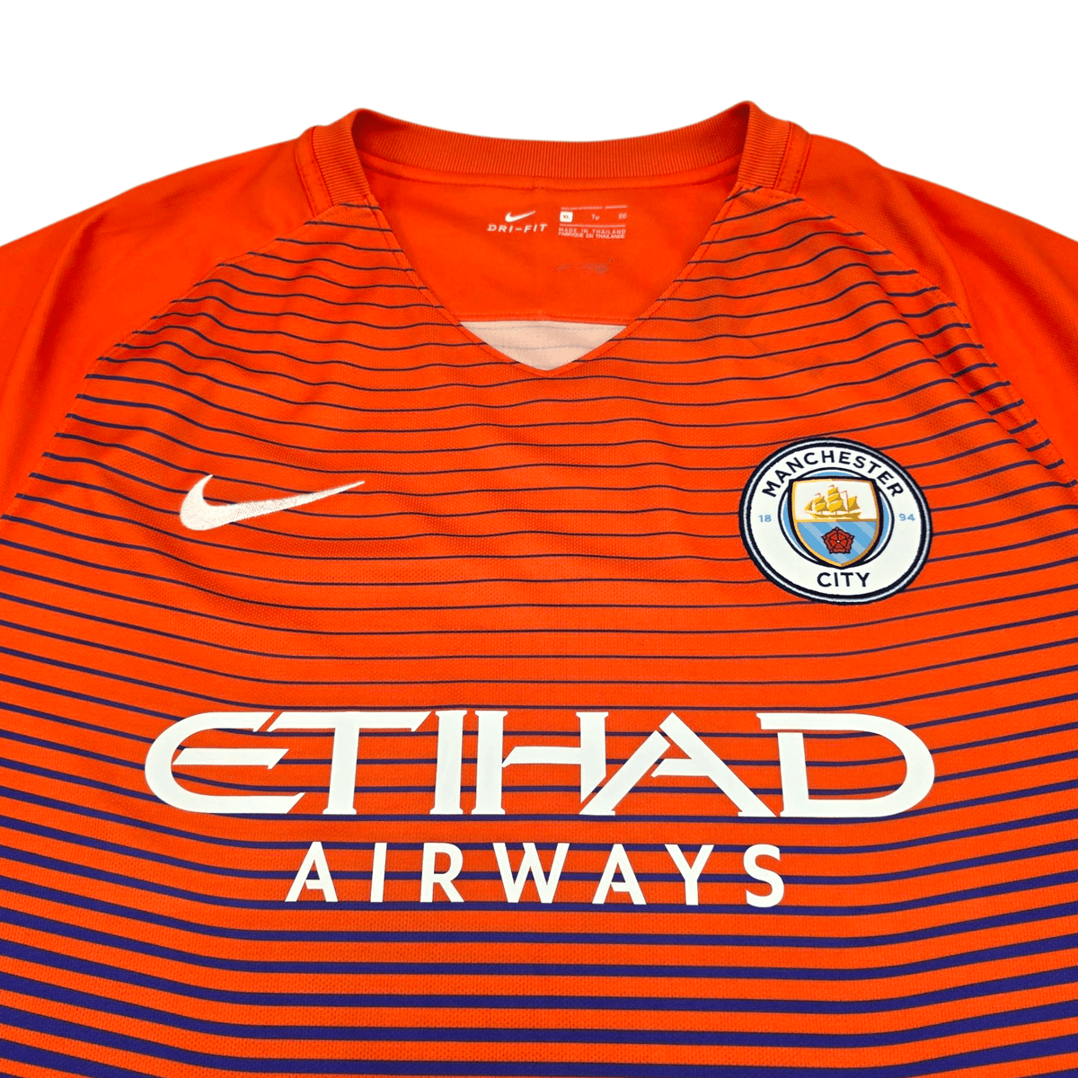 2016/17 Manchester City Third Football Shirt (XL) Nike 19 Sané - Football Finery - FF301265