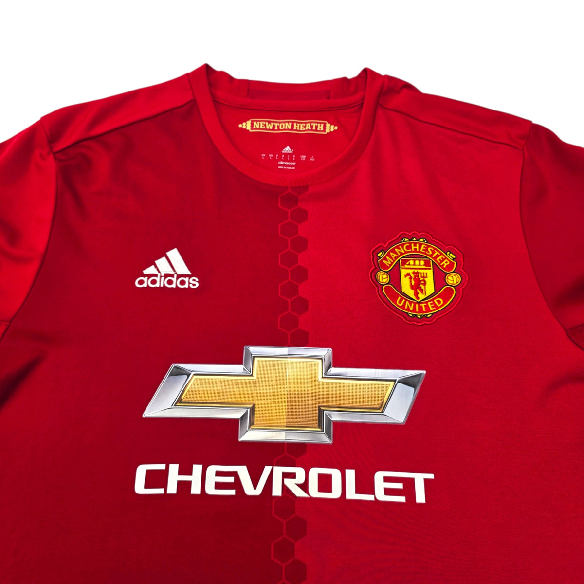 2016/17 Manchester United Home Football Shirt (L) Adidas 6 Pogba - Football Finery - FF303973