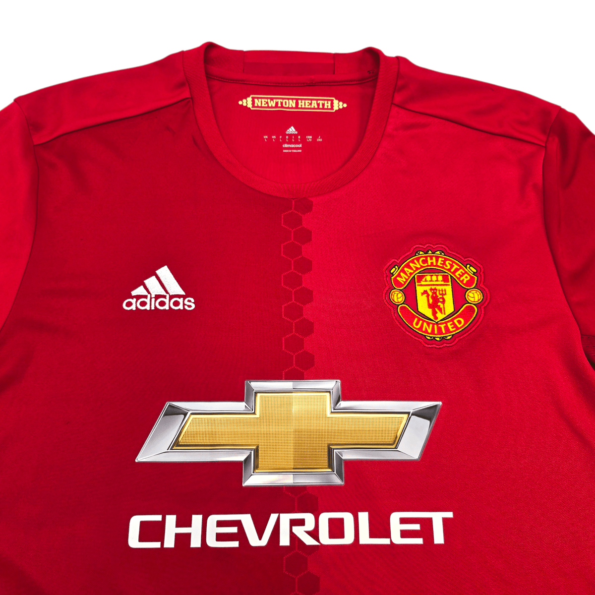 2016/17 Manchester United Home Football Shirt (L) Adidas 9 Ibrahimovic - Football Finery - FF303725