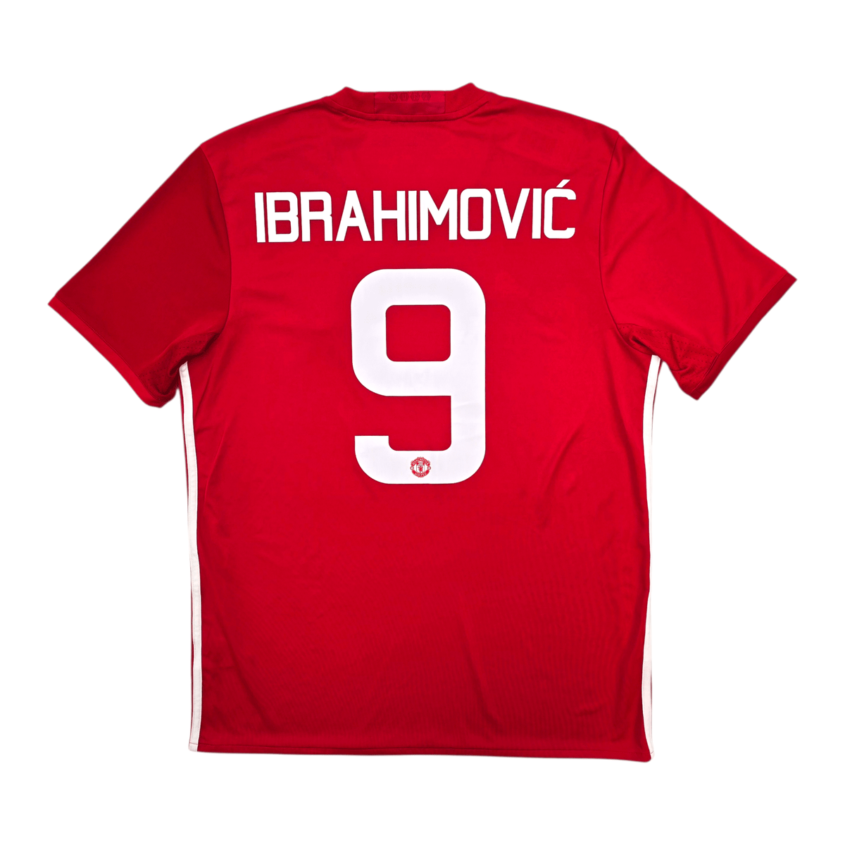 2016/17 Manchester United Home Football Shirt (L) Adidas 9 Ibrahimovic - Football Finery - FF303725