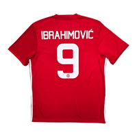2016/17 Manchester United Home Football Shirt (L) Adidas 9 Ibrahimovic - Football Finery - FF303725