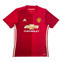 2016/17 Manchester United Home Football Shirt (M) Adidas 9 Ibrahimovic - Football Finery - FF302655