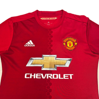 2016/17 Manchester United Home Football Shirt (M) Adidas 9 Ibrahimovic - Football Finery - FF302655