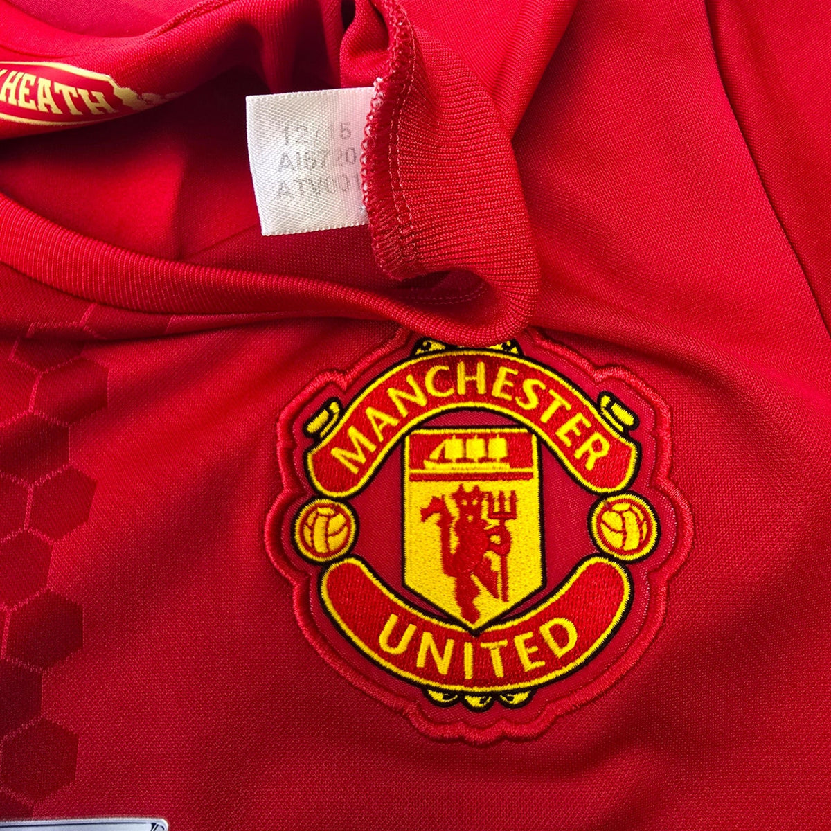 2016/17 Manchester United Home Football Shirt (S) Adidas 19 Rashford - Football Finery - FF304415