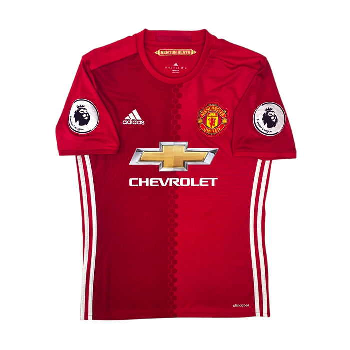 2016/17 Manchester United Home Football Shirt (S) Adidas 19 Rashford - Football Finery - FF304415