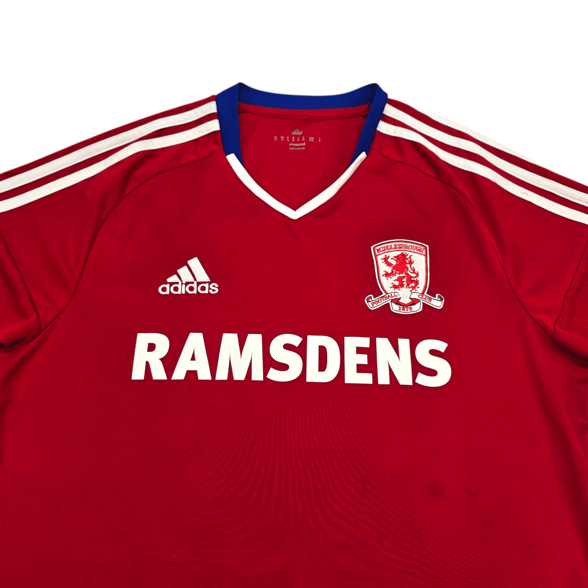2016/17 Middlesbrough Home Football Shirt (M) Adidas 19 Downing - Football Finery - FF302899