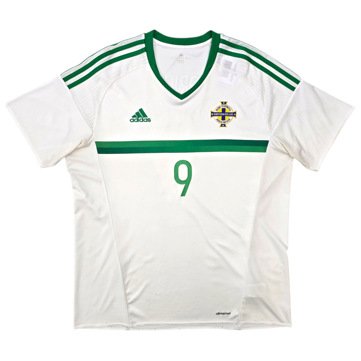 2016/17 Northern Ireland Away Football Shirt (XL) Adidas #9 Grigg - Football Finery - FF307090A