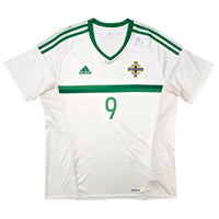 2016/17 Northern Ireland Away Football Shirt (XL) Adidas #9 Grigg - Football Finery - FF307090A