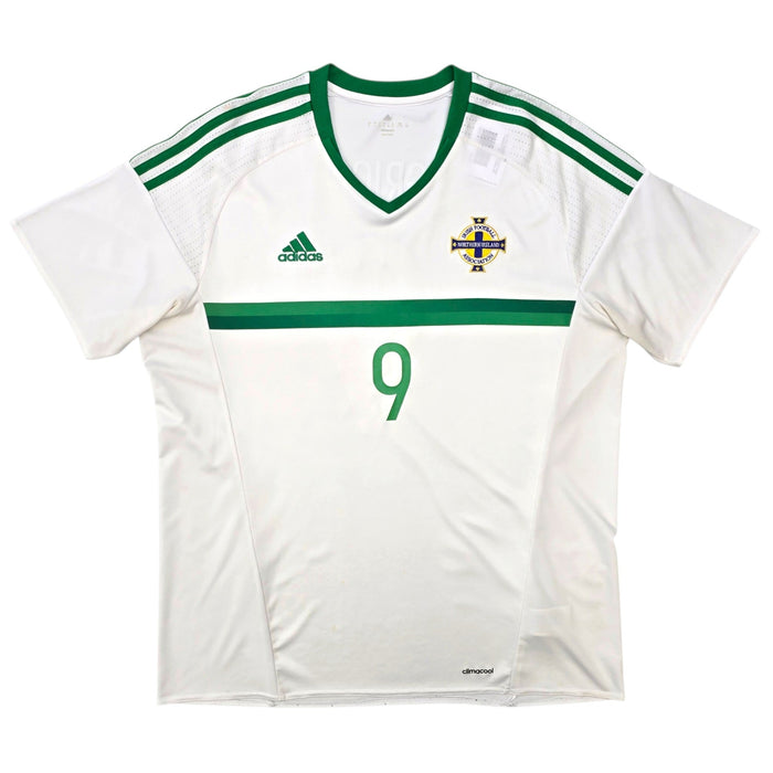 2016/17 Northern Ireland Away Football Shirt (XL) Adidas #9 Grigg - Football Finery - FF307090A