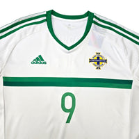2016/17 Northern Ireland Away Football Shirt (XL) Adidas #9 Grigg - Football Finery - FF307090A