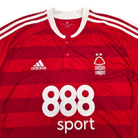 2016/17 Nottingham Forest Home Football Shirt (2XL) Adidas 9 Assombalonga - Football Finery - FF305496