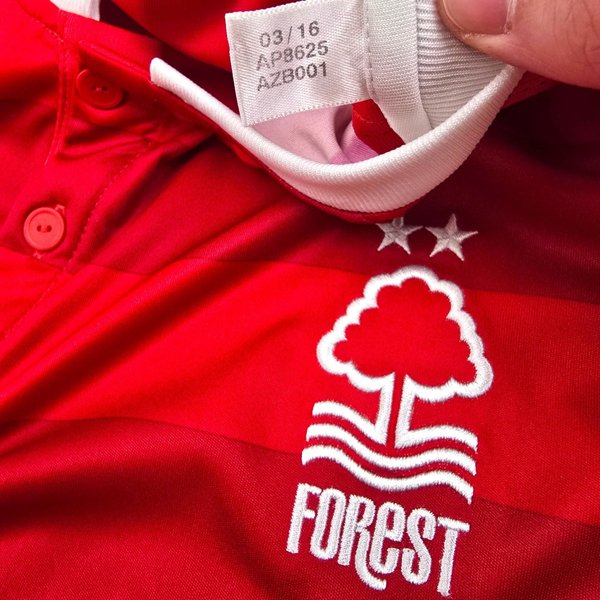 2016/17 Nottingham Forest Home Football Shirt (2XL) Adidas 9 Assombalonga - Football Finery - FF305496