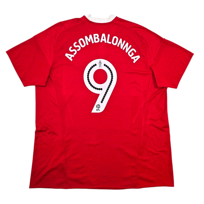 2016/17 Nottingham Forest Home Football Shirt (2XL) Adidas 9 Assombalonga - Football Finery - FF305496