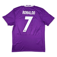 2016/17 Real Madrid Away Football Shirt (L) Adidas 7 Ronaldo - Football Finery - FF302464